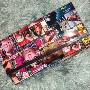 Magazine faces handbag